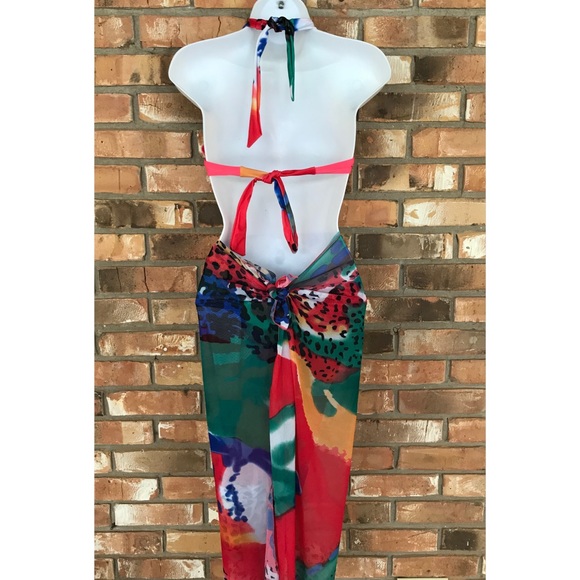 Swim bikini top with wrap - Picture 3 of 4